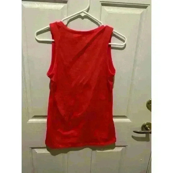 Joe Boxer Tank Shirt Red White & Blue Red Womens Size S - Picture 3 of 3